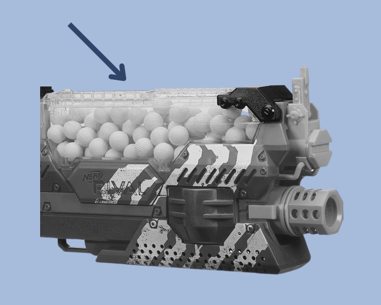 Nerf Rival Nemesis 200-Round Hopper magazine