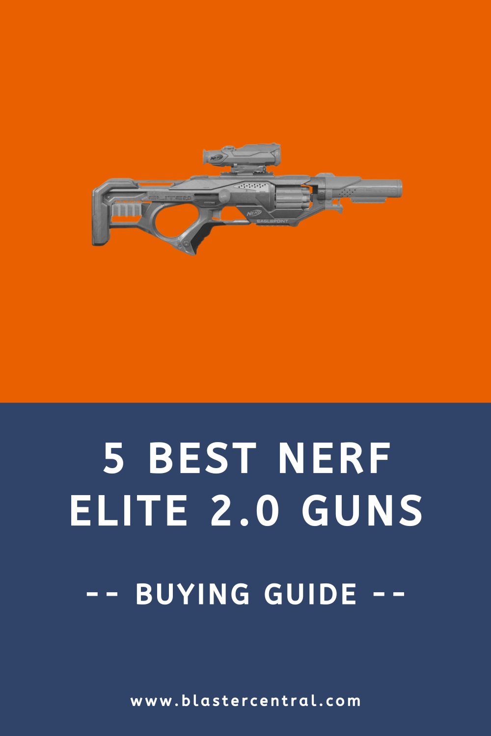 5 Best Nerf Elite 2.0 guns